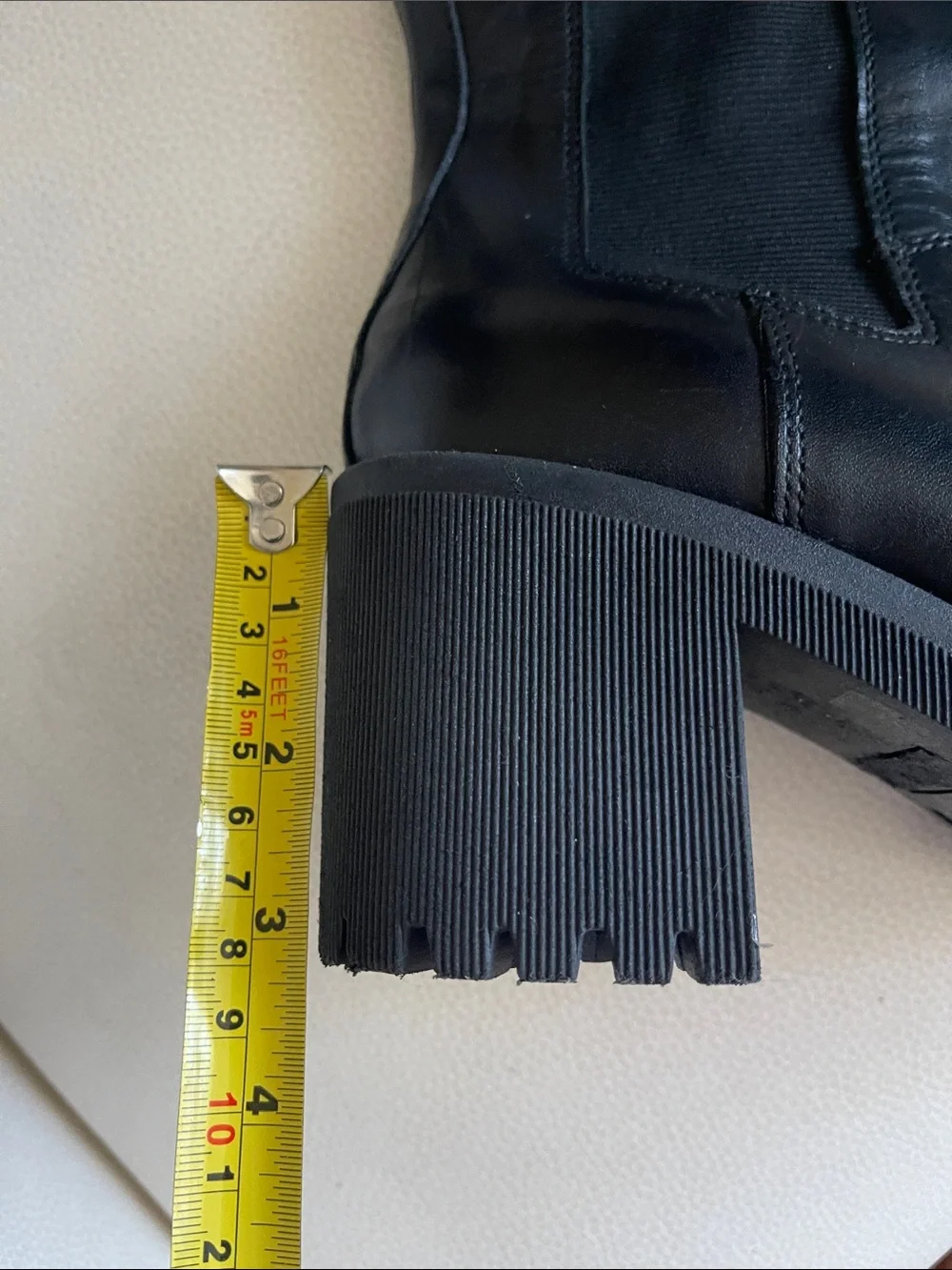 COACH & FOUR Black Genuine Leather Boots